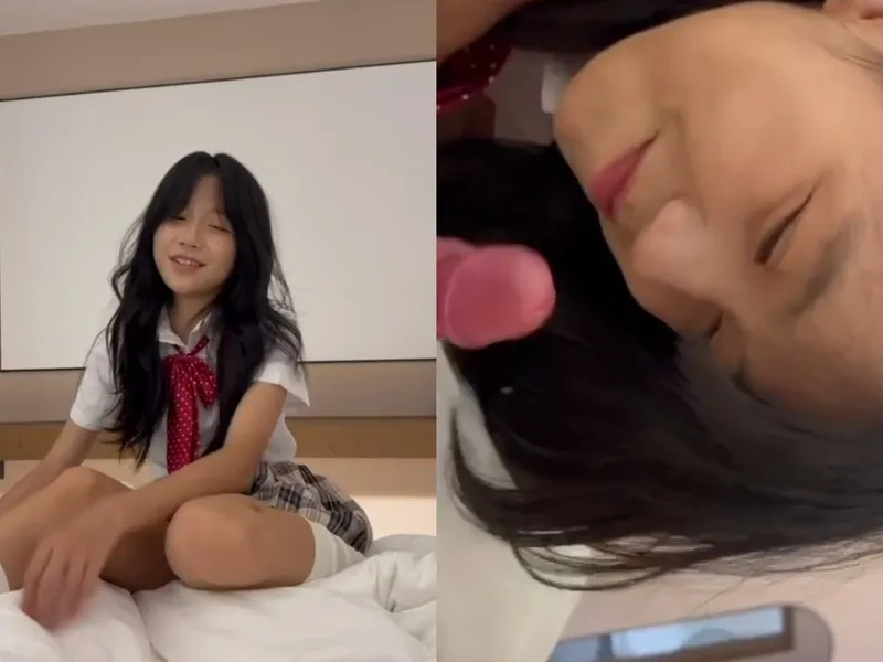 Em loli dễ thương mút cậu bé biến em thành con em đĩ dâm dục p1